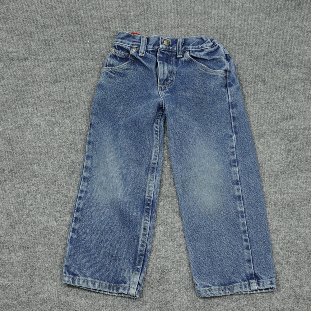 Wrangler Jeans Boys 4 Regular Blue Straight Leg Denim 945LBDR Classic Everyday